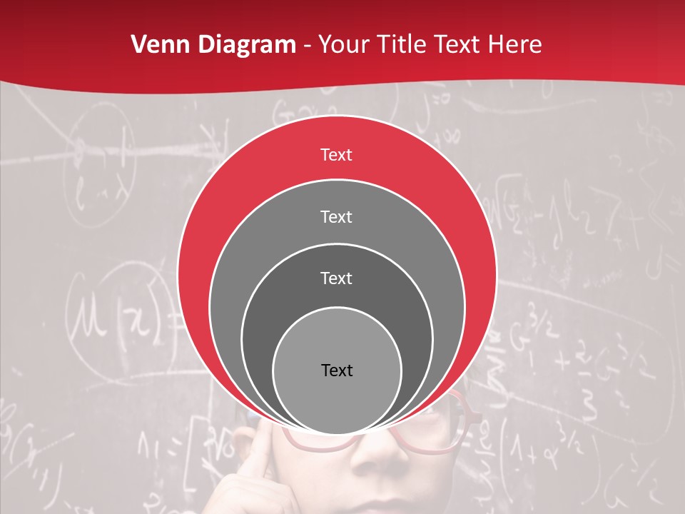 Childhood Young Glasses PowerPoint Template