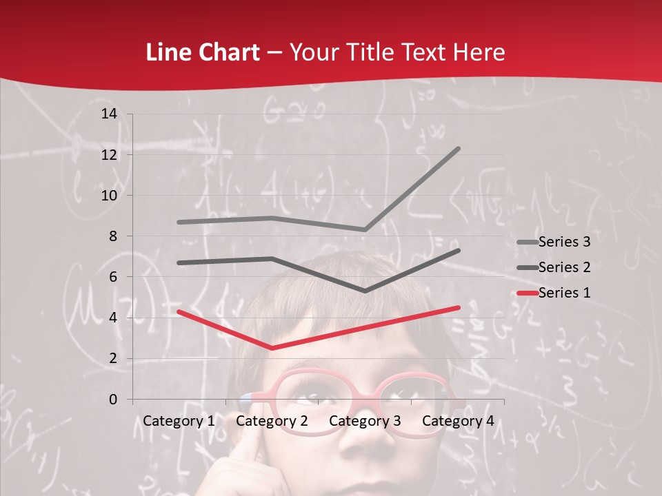 Childhood Young Glasses PowerPoint Template