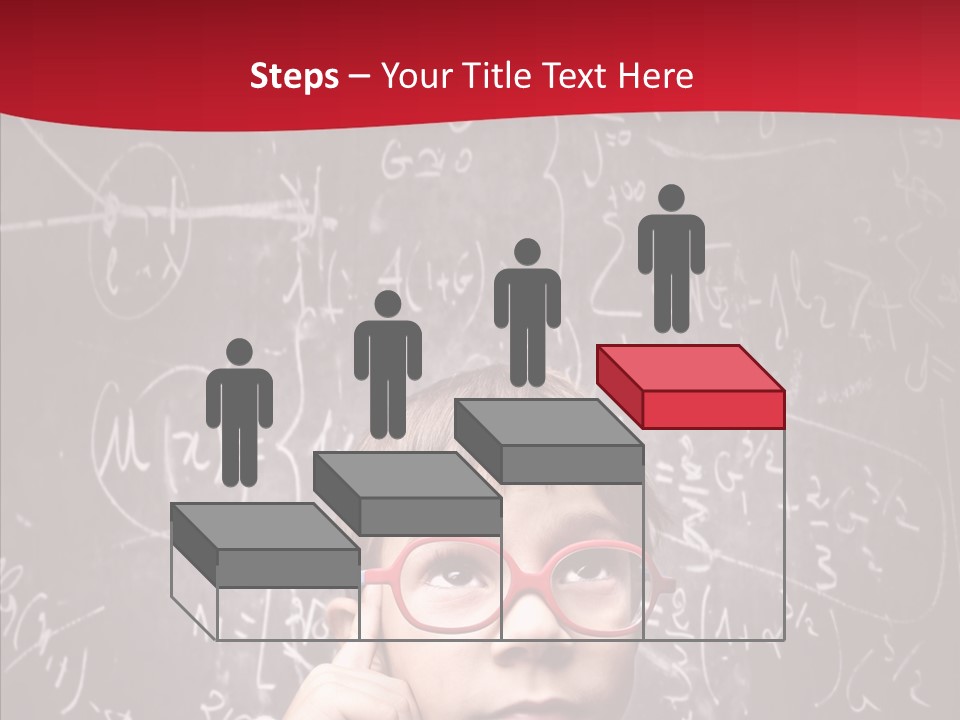 Childhood Young Glasses PowerPoint Template