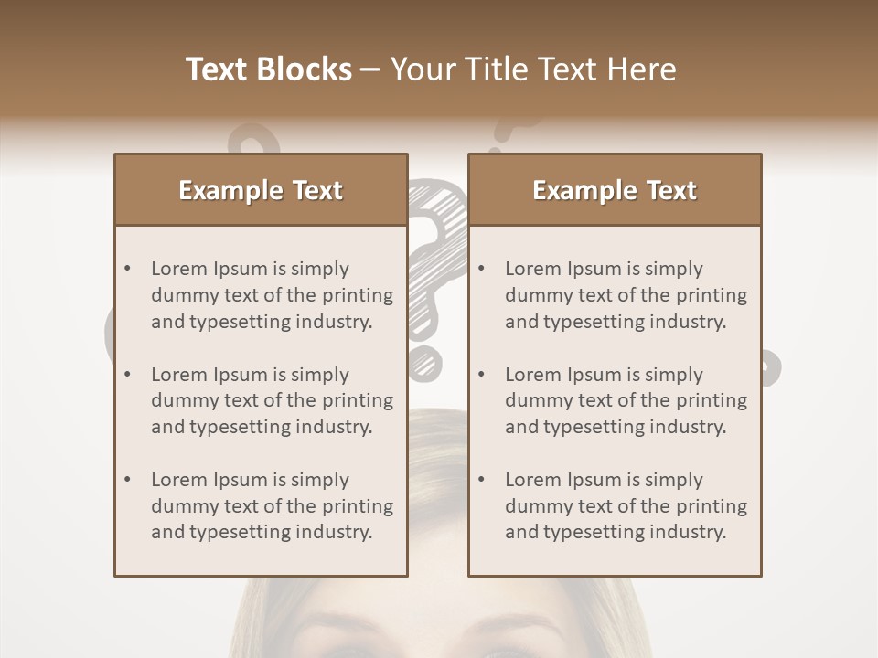 Fashion Symbol Face PowerPoint Template
