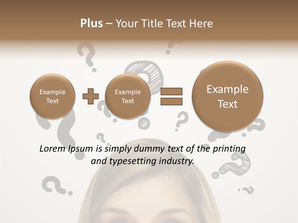 Fashion Symbol Face PowerPoint Template