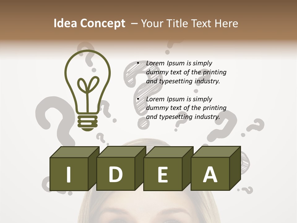 Fashion Symbol Face PowerPoint Template