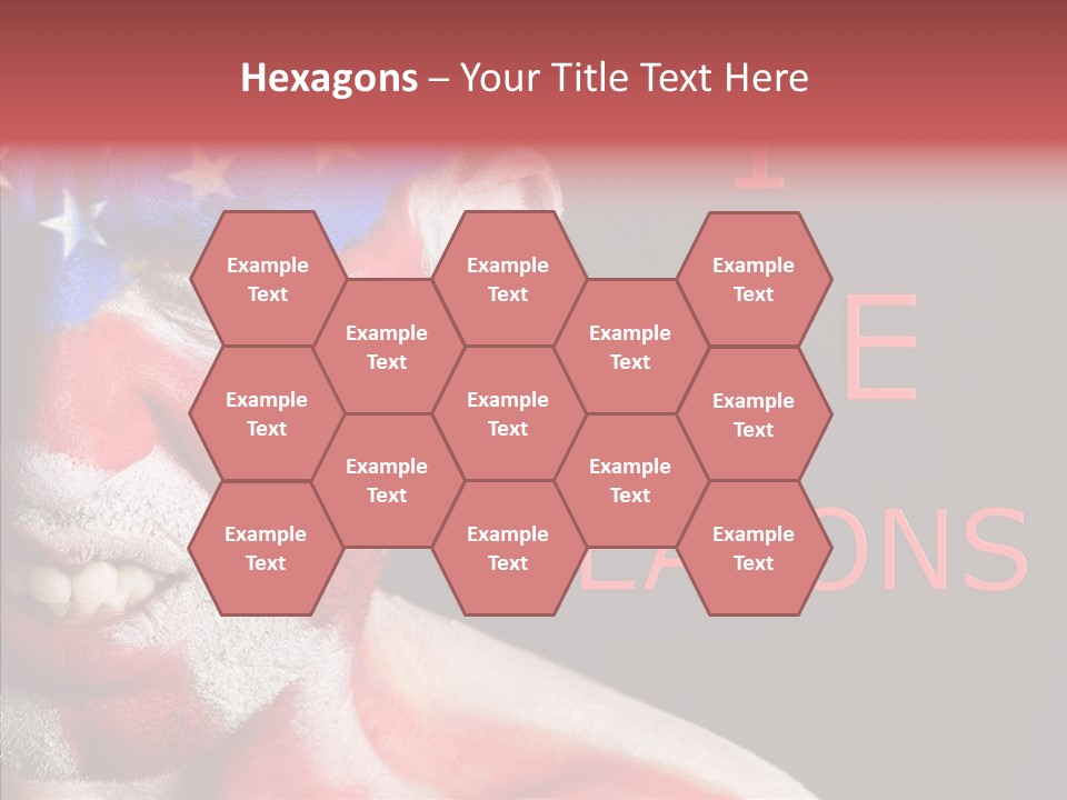 Caucasian Freedom Expression PowerPoint Template