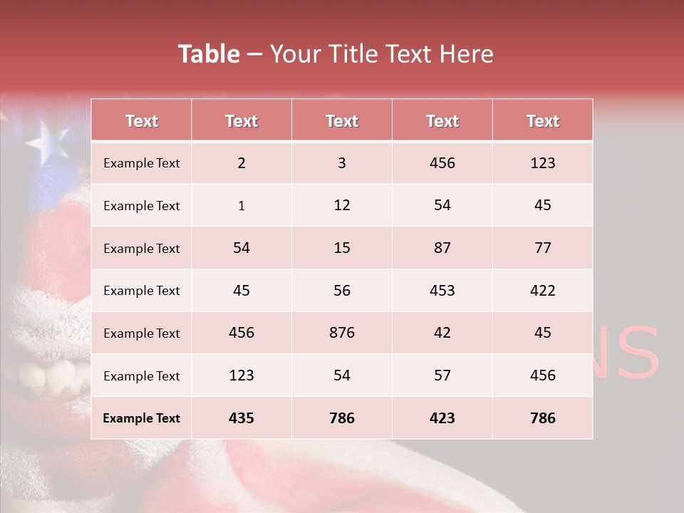 Caucasian Freedom Expression PowerPoint Template
