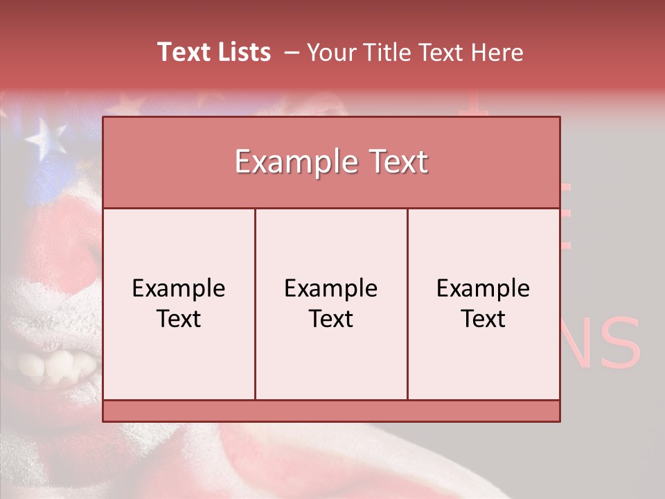 Caucasian Freedom Expression PowerPoint Template