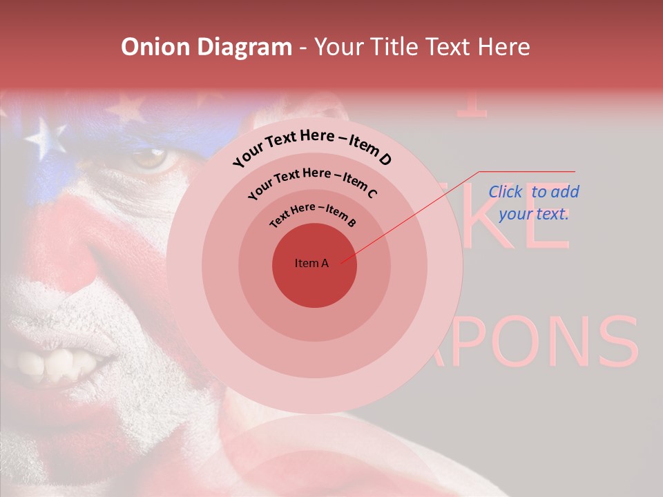 Caucasian Freedom Expression PowerPoint Template