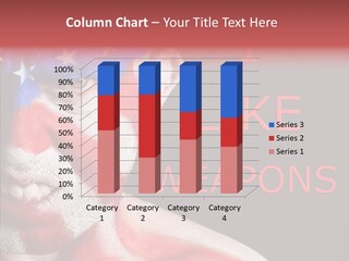 Caucasian Freedom Expression PowerPoint Template