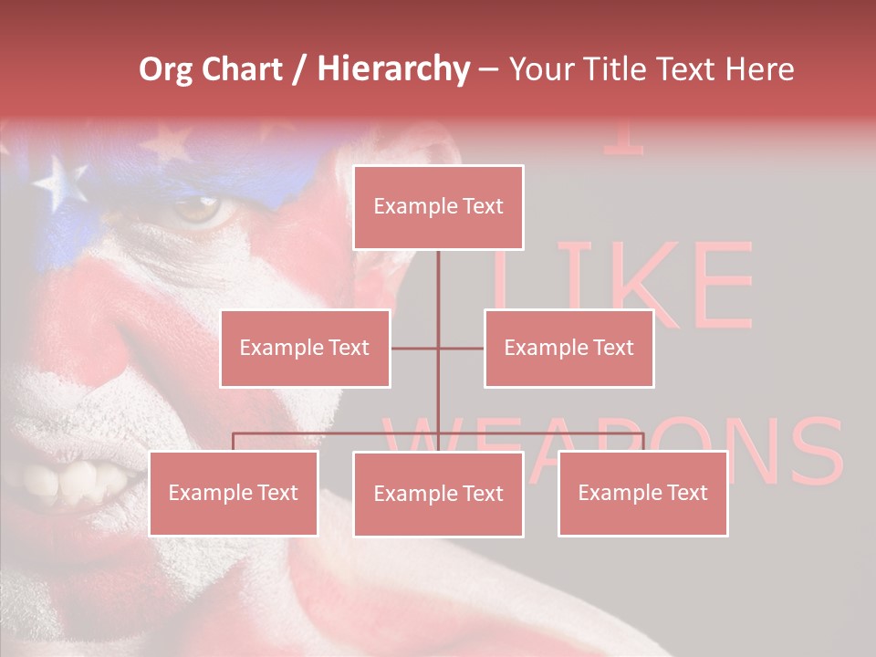 Caucasian Freedom Expression PowerPoint Template