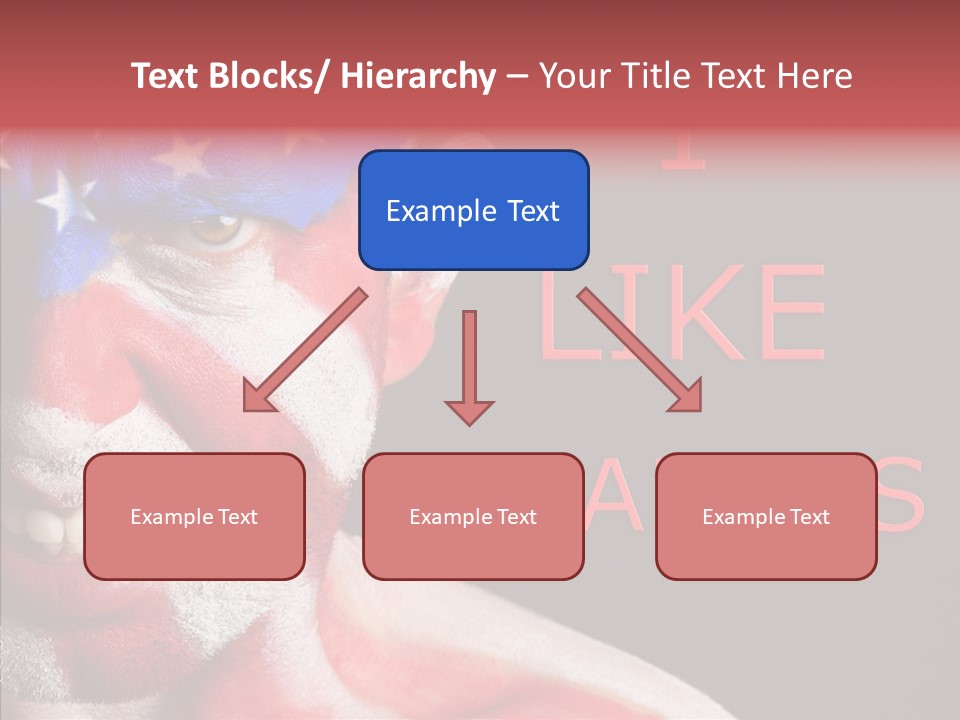 Caucasian Freedom Expression PowerPoint Template