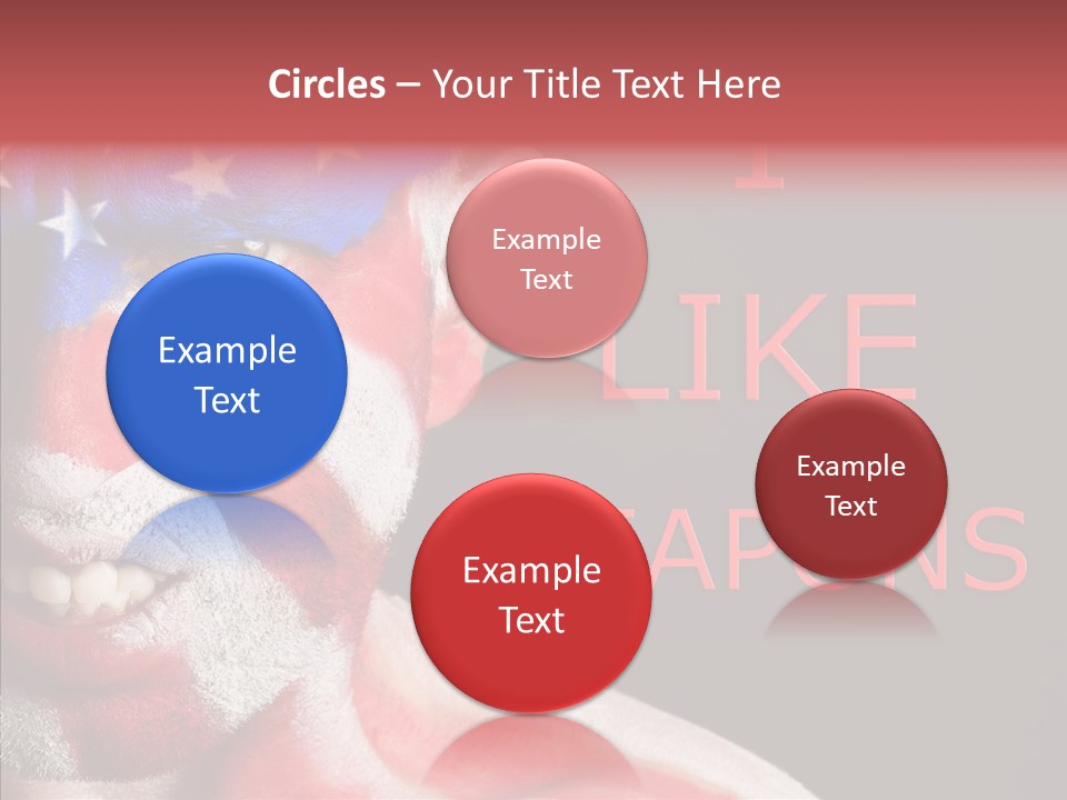 Caucasian Freedom Expression PowerPoint Template