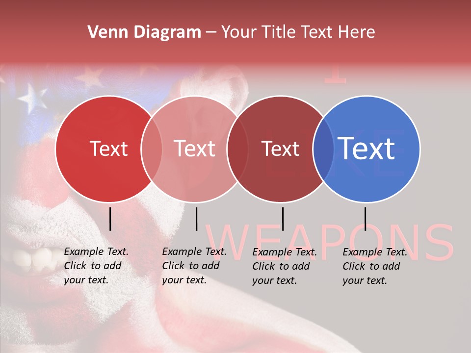 Caucasian Freedom Expression PowerPoint Template