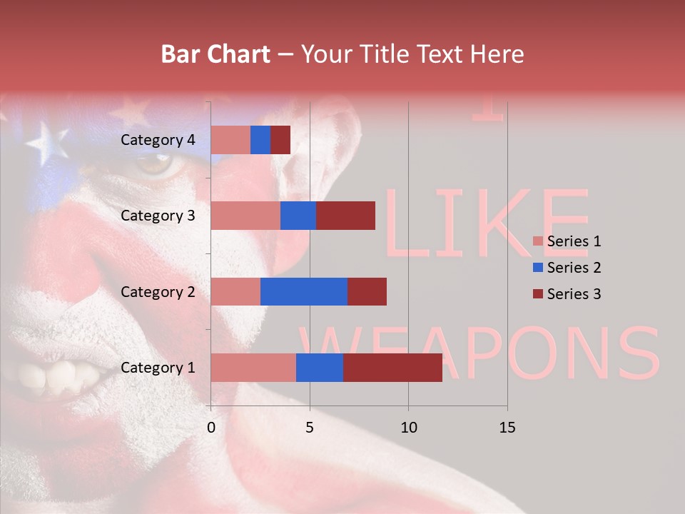 Caucasian Freedom Expression PowerPoint Template