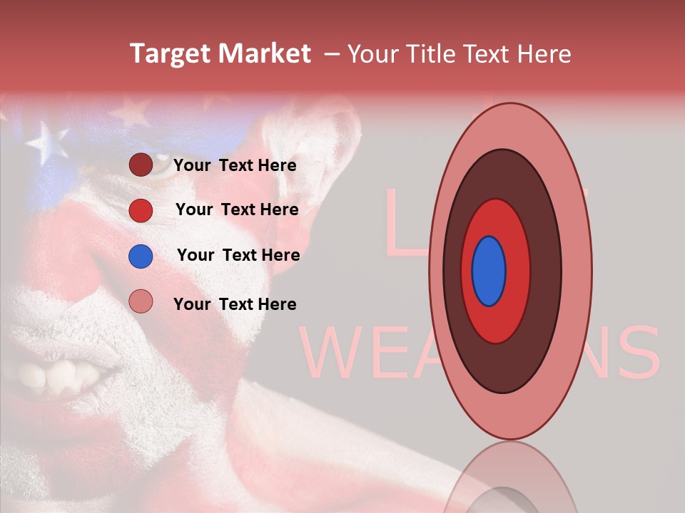 Caucasian Freedom Expression PowerPoint Template