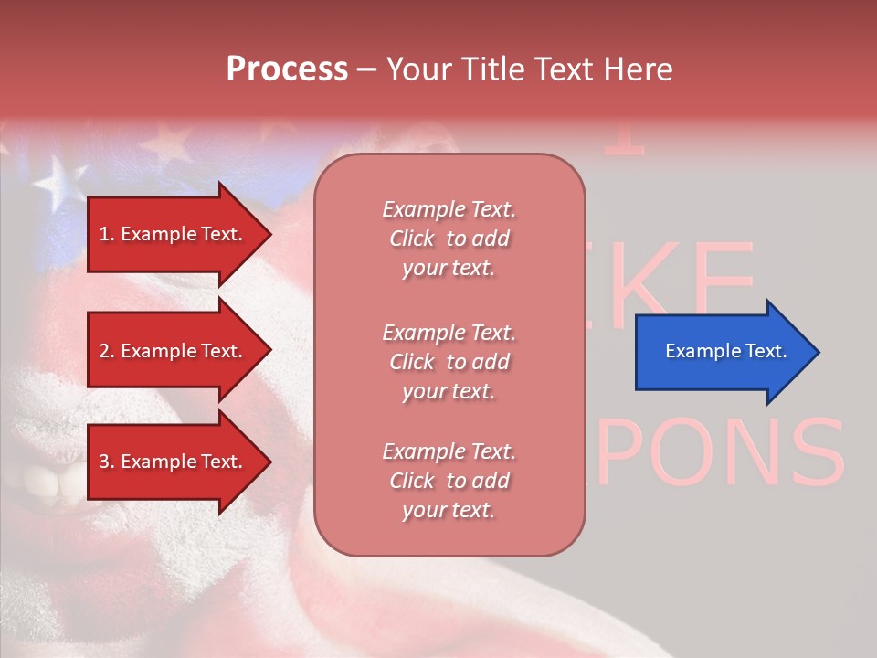 Caucasian Freedom Expression PowerPoint Template