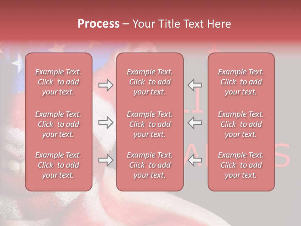 Caucasian Freedom Expression PowerPoint Template