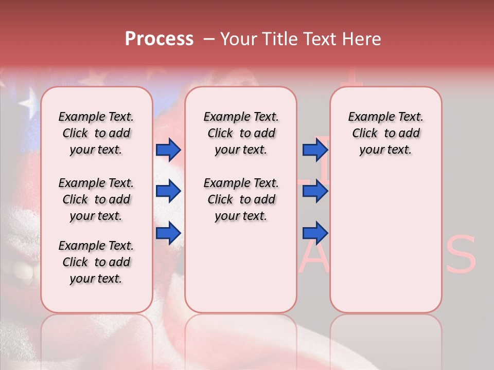 Caucasian Freedom Expression PowerPoint Template