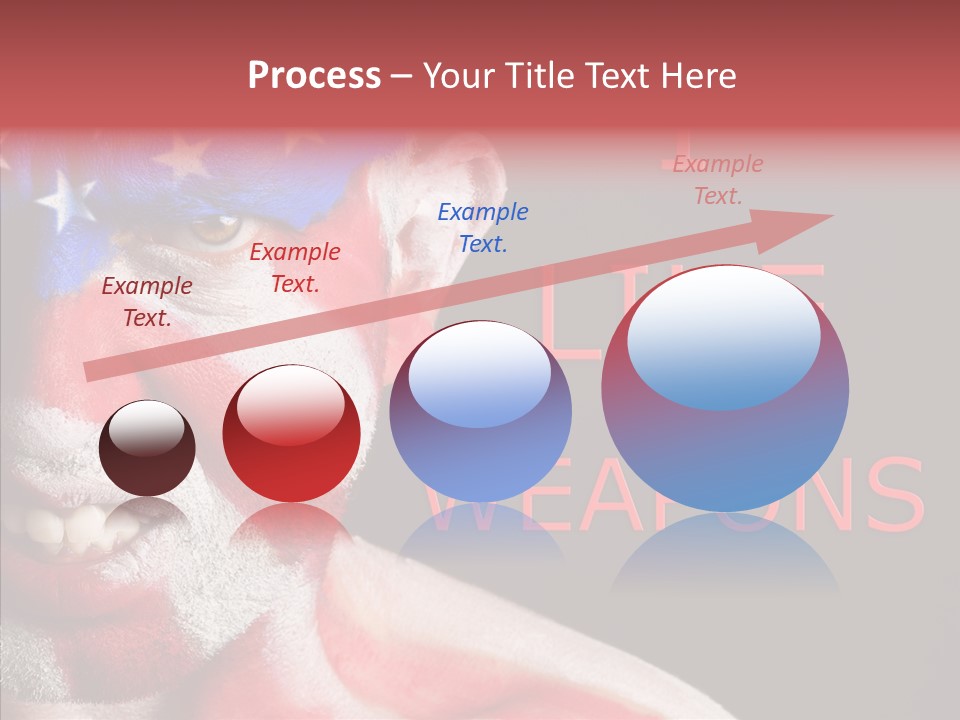 Caucasian Freedom Expression PowerPoint Template