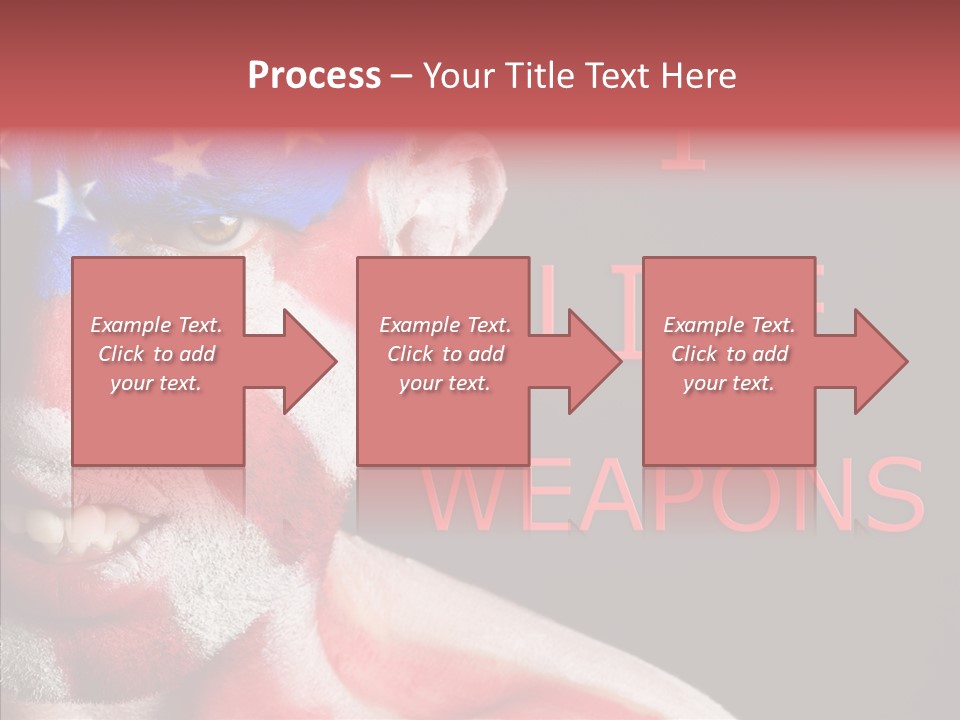 Caucasian Freedom Expression PowerPoint Template