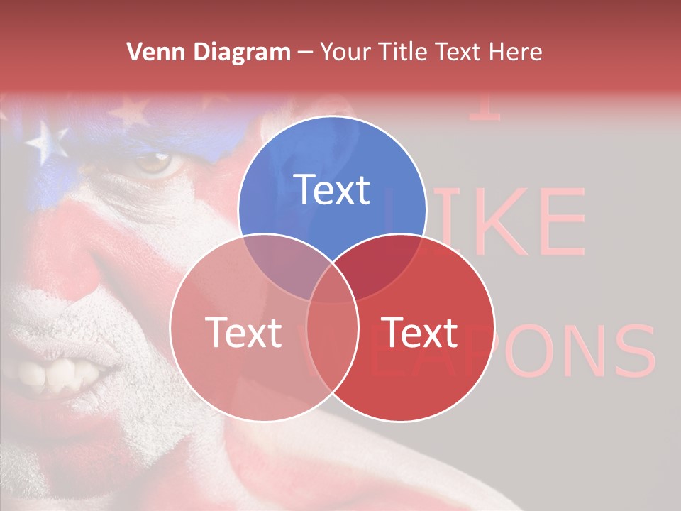 Caucasian Freedom Expression PowerPoint Template