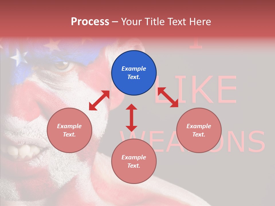 Caucasian Freedom Expression PowerPoint Template