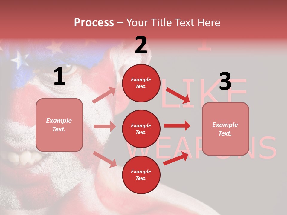 Caucasian Freedom Expression PowerPoint Template