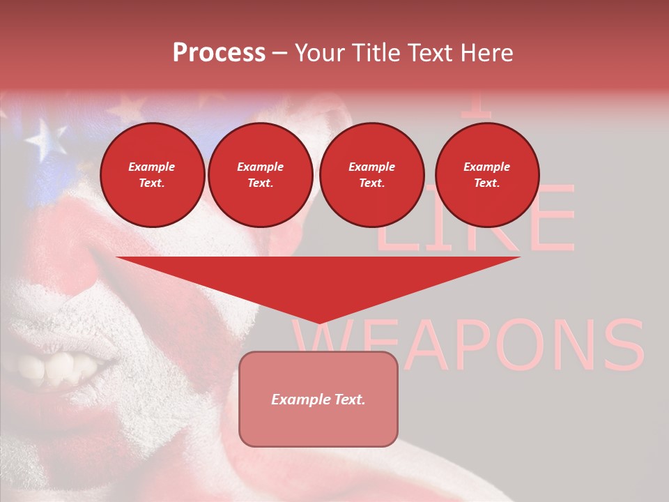 Caucasian Freedom Expression PowerPoint Template