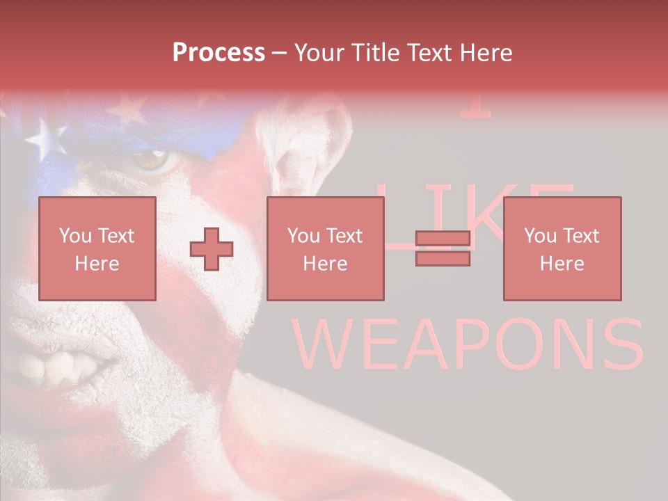 Caucasian Freedom Expression PowerPoint Template