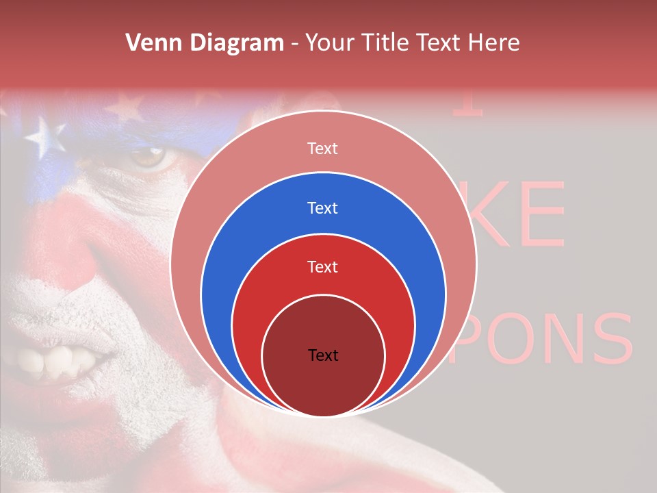 Caucasian Freedom Expression PowerPoint Template