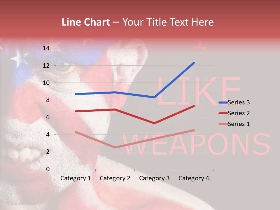 Caucasian Freedom Expression PowerPoint Template