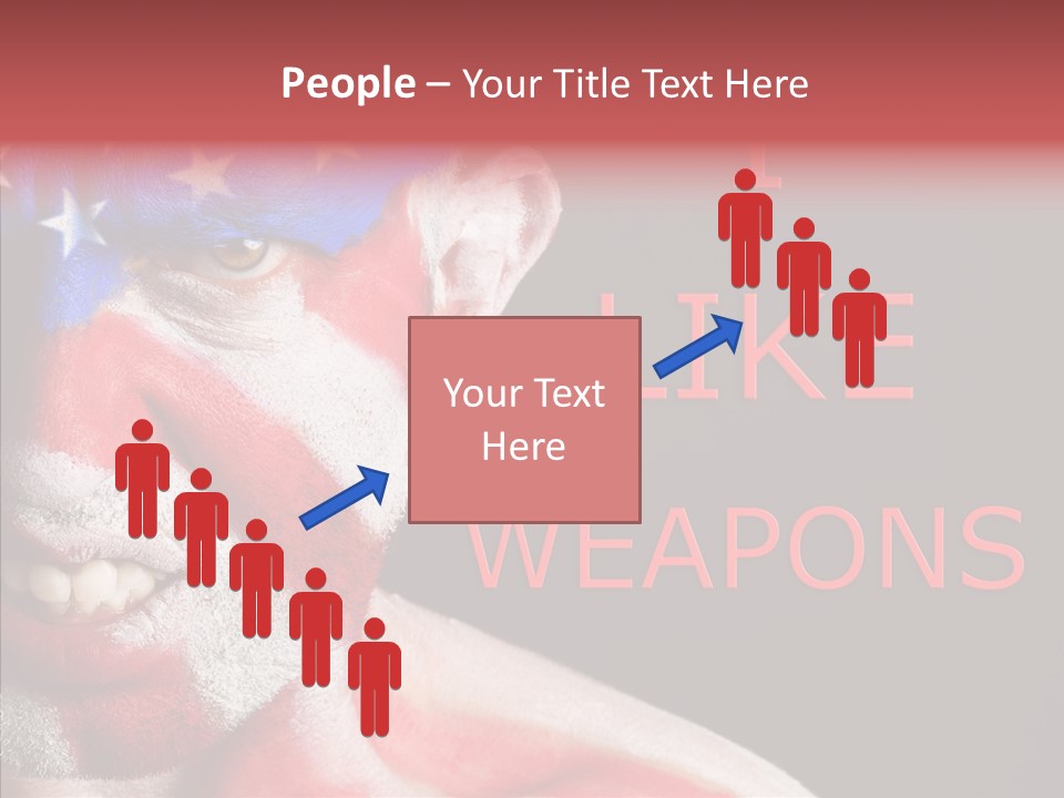 Caucasian Freedom Expression PowerPoint Template