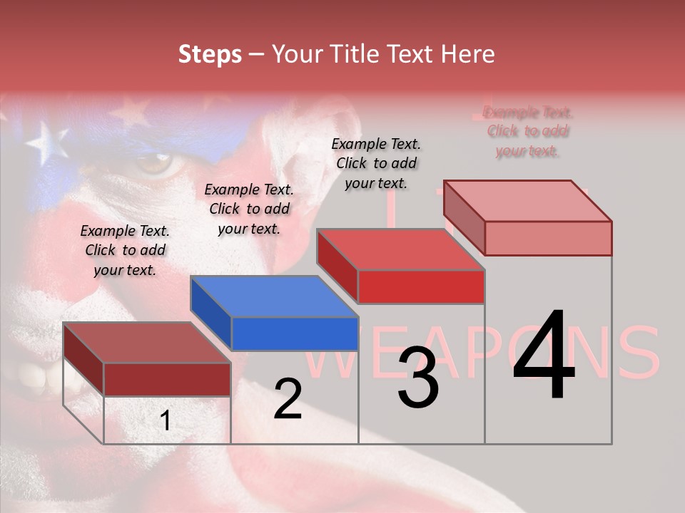 Caucasian Freedom Expression PowerPoint Template