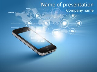 Phone Contemporary E Commerce PowerPoint Template