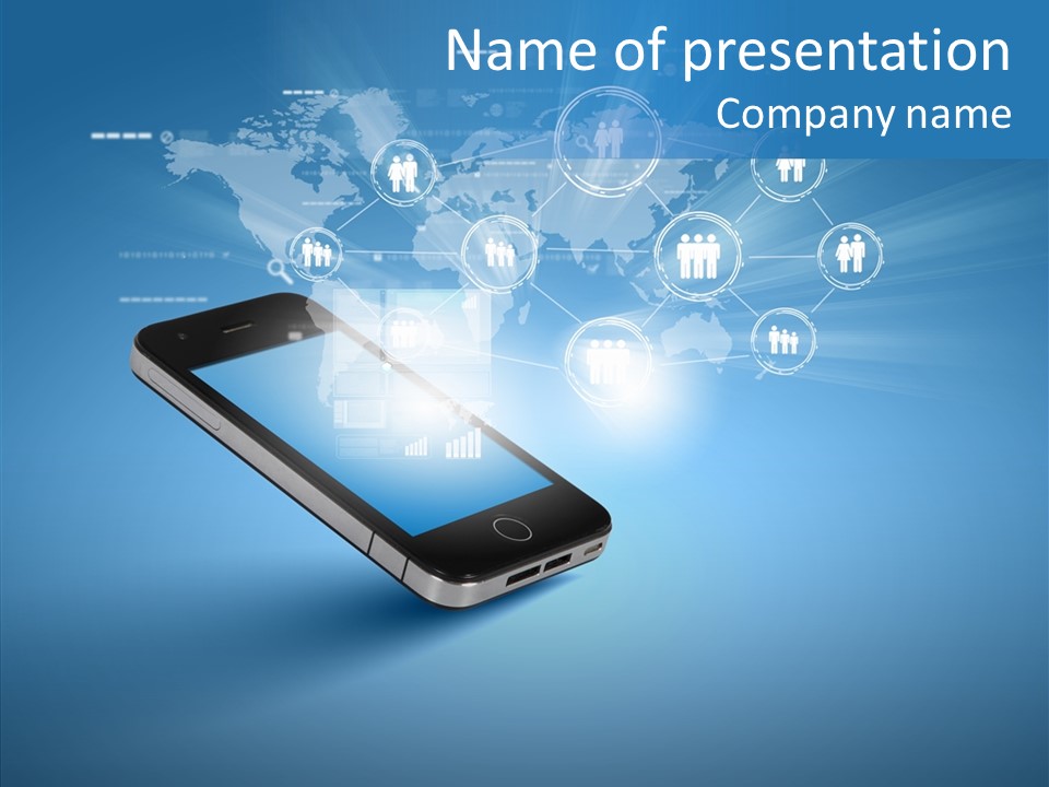 Phone Contemporary E Commerce PowerPoint Template