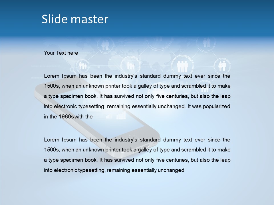 Phone Contemporary E Commerce PowerPoint Template