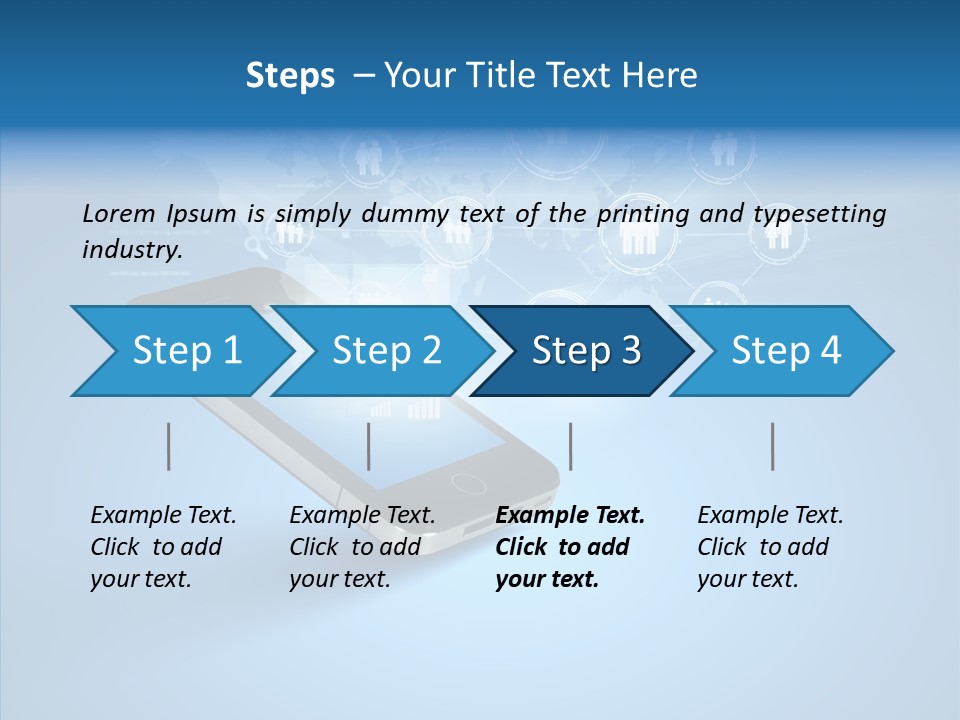 Phone Contemporary E Commerce PowerPoint Template