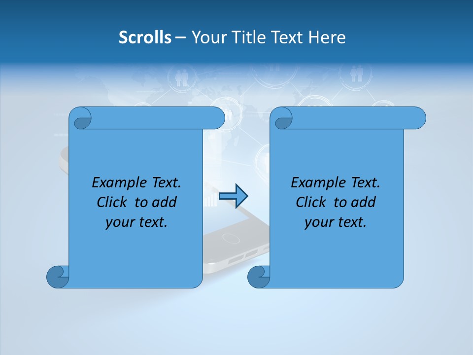 Phone Contemporary E Commerce PowerPoint Template