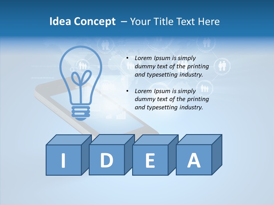 Phone Contemporary E Commerce PowerPoint Template