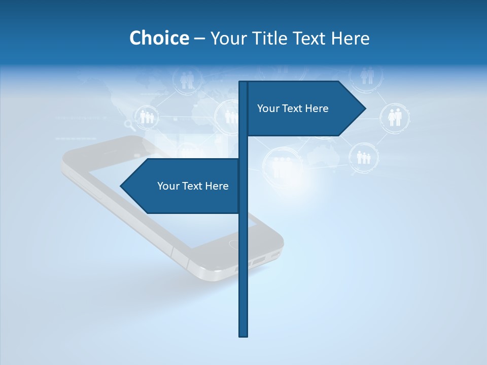 Phone Contemporary E Commerce PowerPoint Template