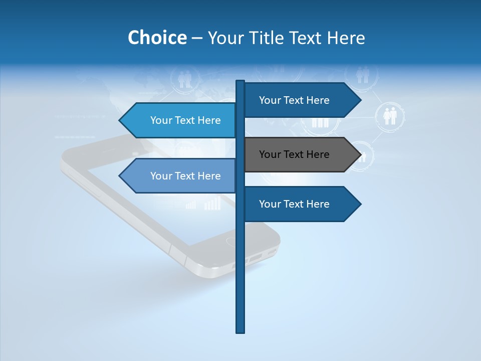 Phone Contemporary E Commerce PowerPoint Template