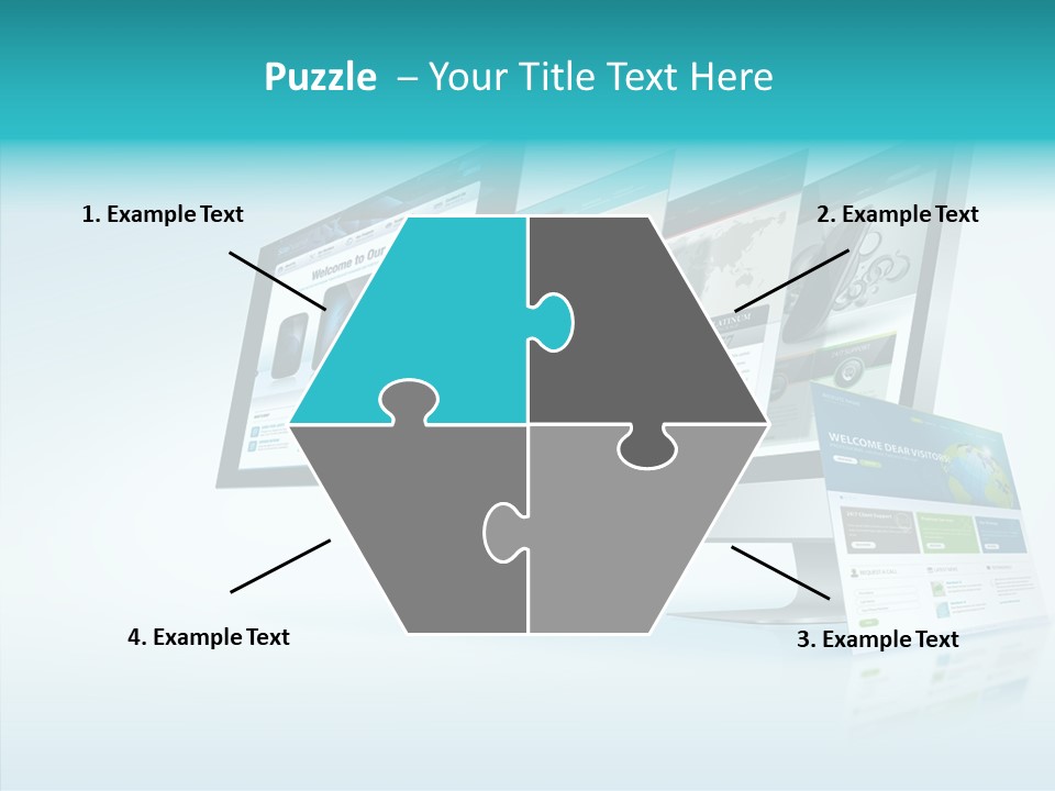 Mobile Concept Lcd PowerPoint Template