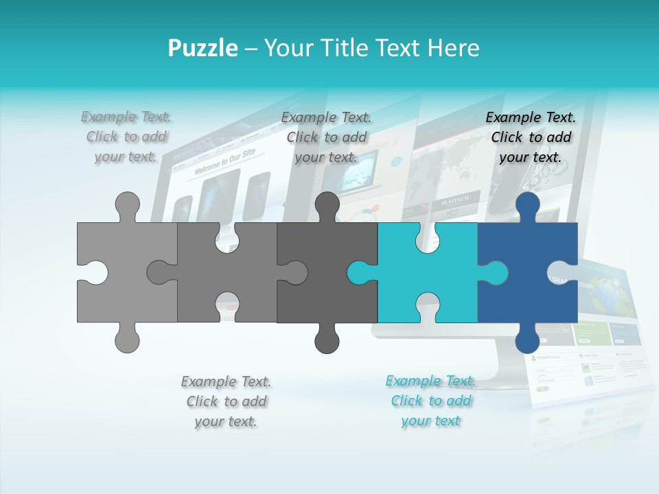 Mobile Concept Lcd PowerPoint Template