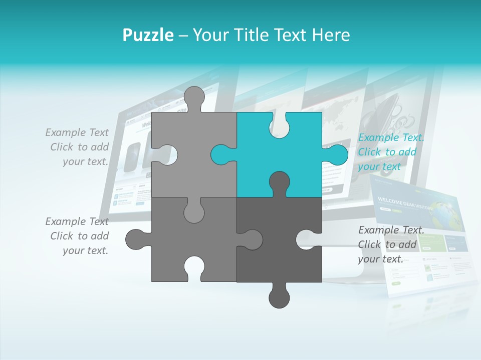 Mobile Concept Lcd PowerPoint Template
