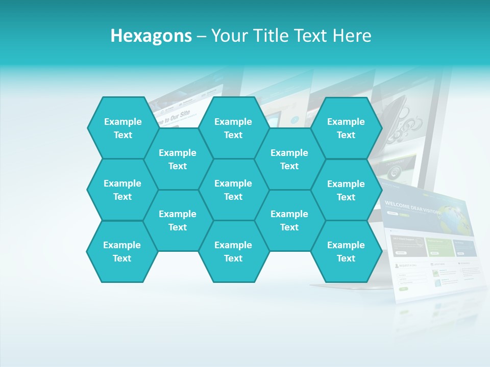 Mobile Concept Lcd PowerPoint Template
