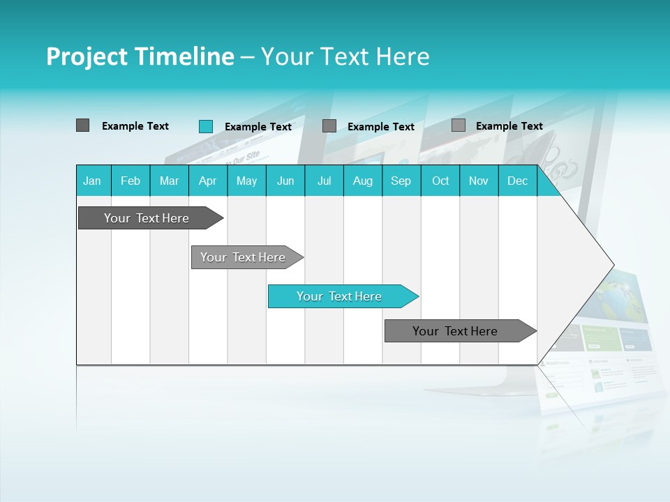 Mobile Concept Lcd PowerPoint Template