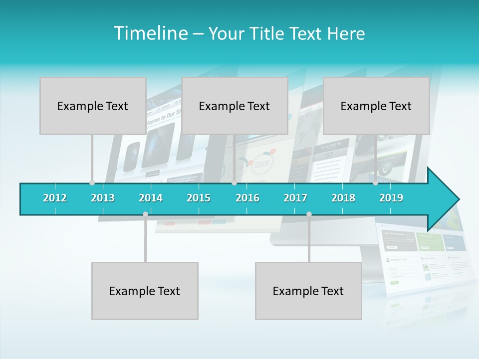 Mobile Concept Lcd PowerPoint Template