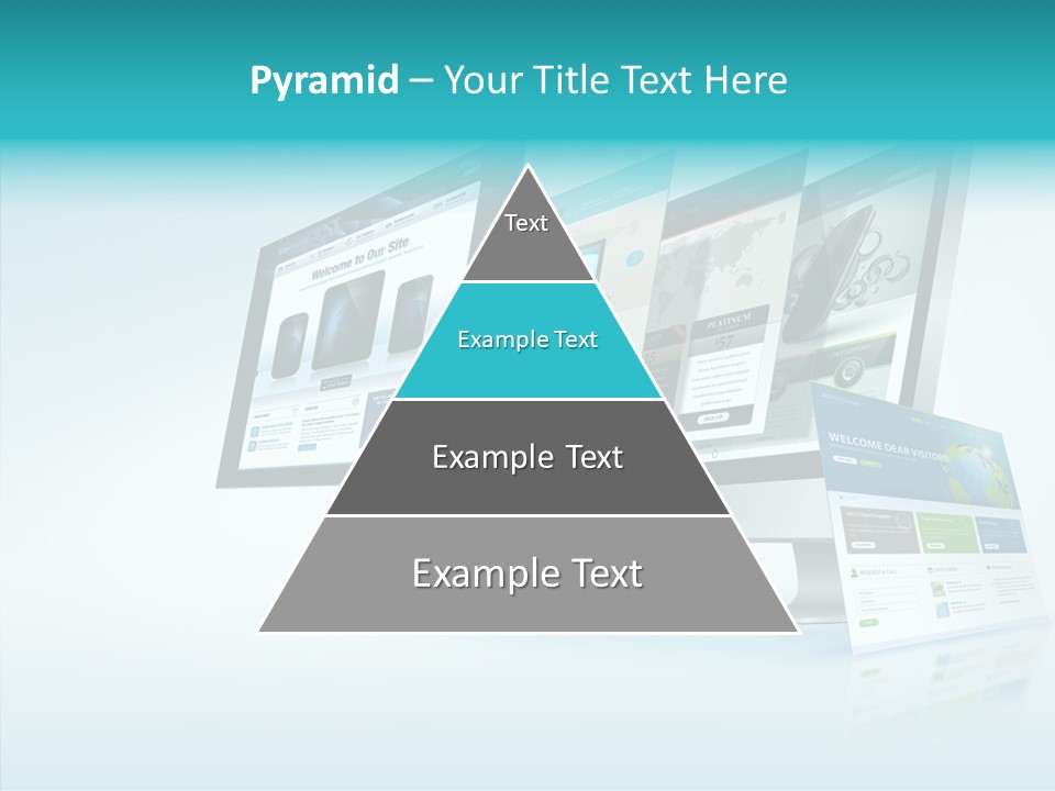 Mobile Concept Lcd PowerPoint Template