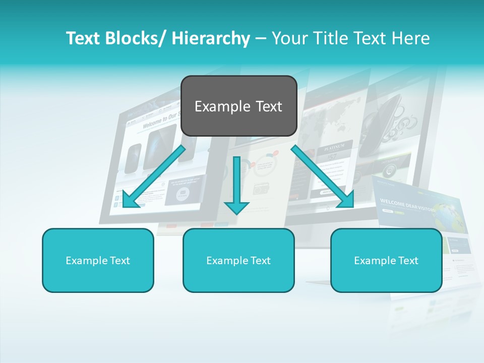 Mobile Concept Lcd PowerPoint Template