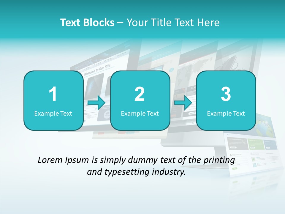 Mobile Concept Lcd PowerPoint Template