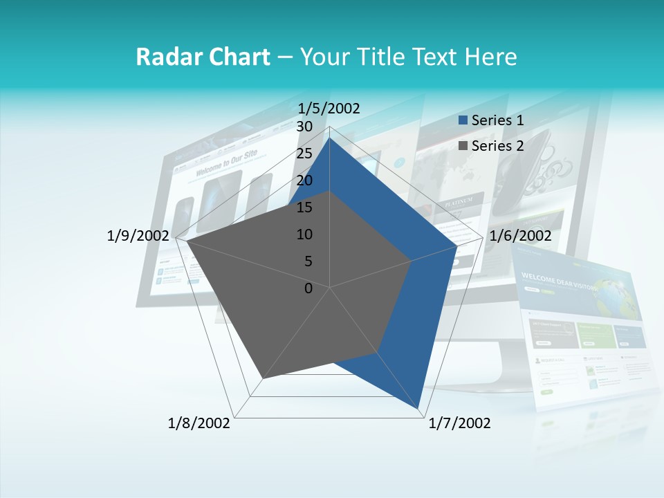 Mobile Concept Lcd PowerPoint Template
