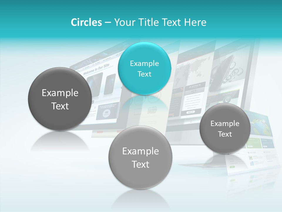 Mobile Concept Lcd PowerPoint Template